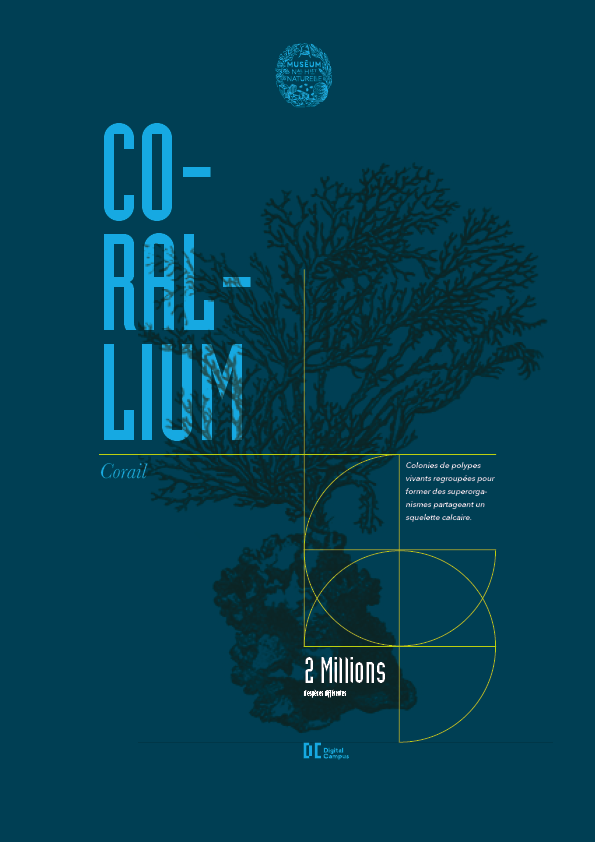 Affiche de corail pour musée